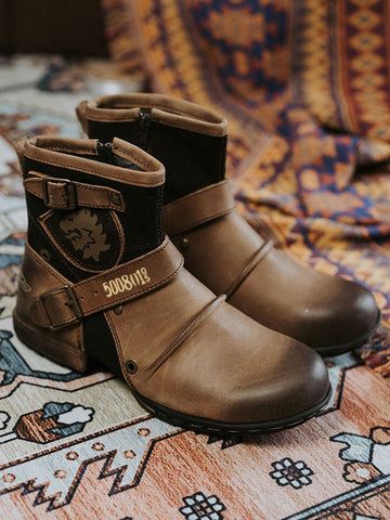 Men's Vintage Zip Boots