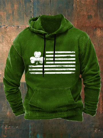 Men's St Patrick's Day Print Casual Hoodie