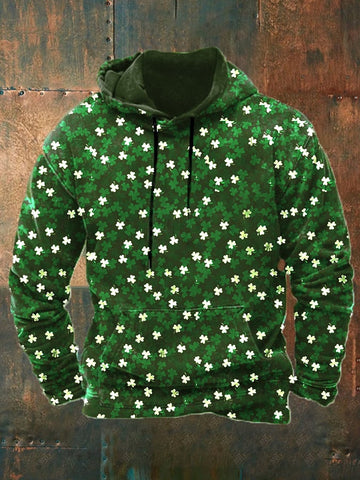 Men's Shenanigans Coordinator St Patrick's Day Print Casual Hoodie