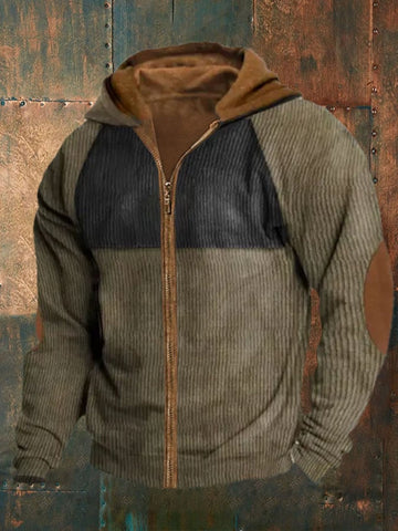 Casual Men'S Zipper Sweatshirt Cardigan