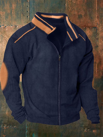 Casual Men'S Zipper Sweatshirt Cardigan