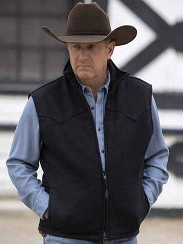 Men's Solid Color Western Vest