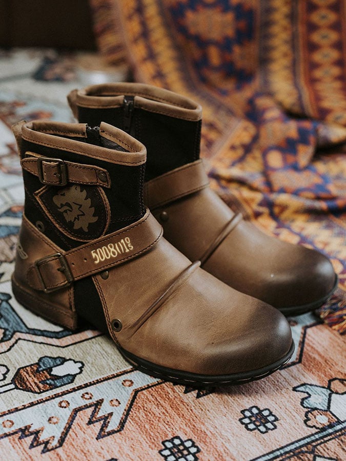 Men's Vintage Zip Boots
