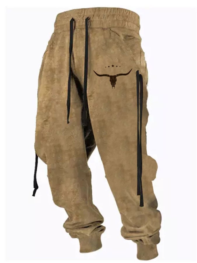 Men's Vintage Western Outdoor Lounge Pants