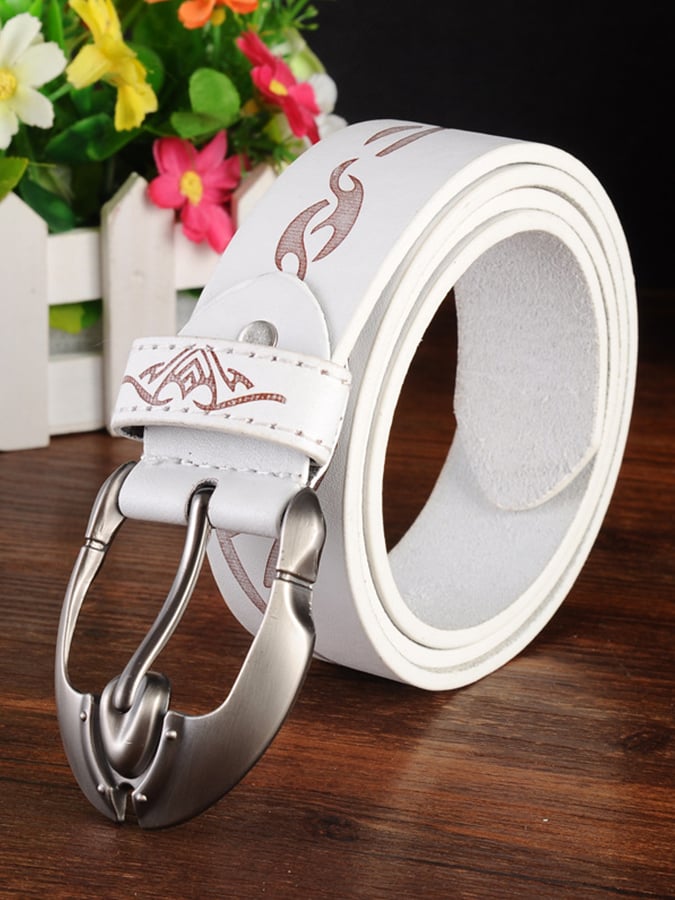 Men's retro casual belt