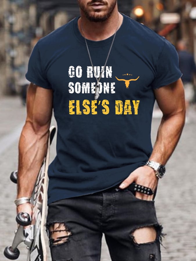 Casual Print Short Sleeve T-Shirt