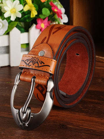 Men's retro casual belt